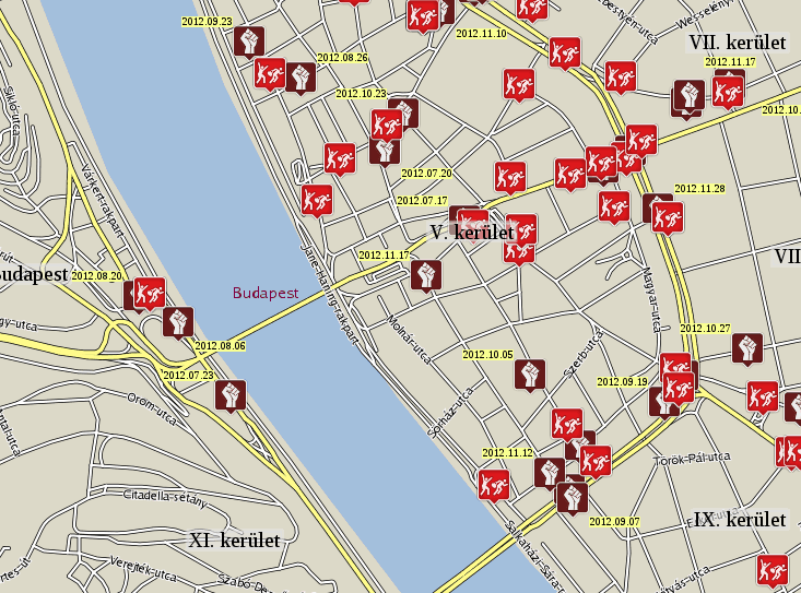 Budapest Safe Locations: Pest side Belgrade Quay (Belgrad rakpart)