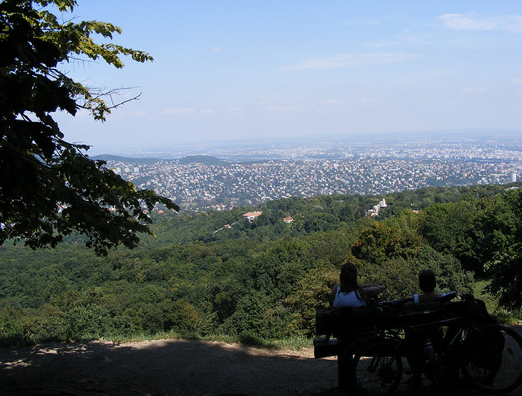 View from Normafa Budapest