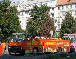 Budapest hop on hop off bus tour