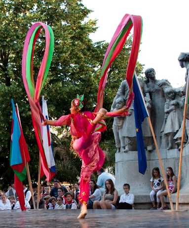 Danube Carnival Folk Festival Vorosmarty Square Budapest