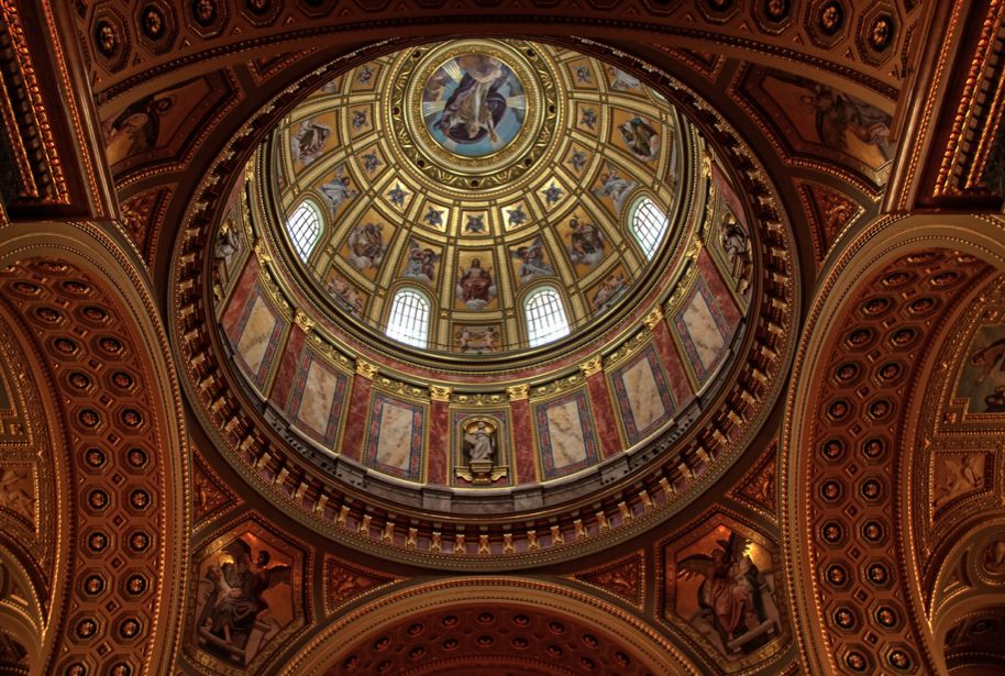 Dome of St Stephens Basilica Budapest
