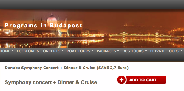Symphony Concert plus Budapest River Cruise